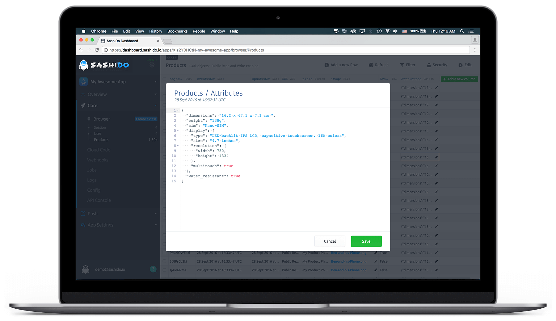 Yes. We know ... it was painful to edit arrays or objects in Parse. Now it's easy, right?