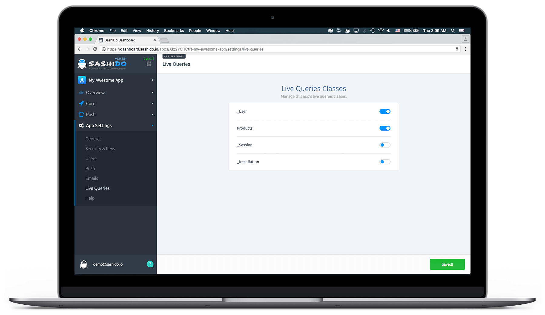 LiveQueries
